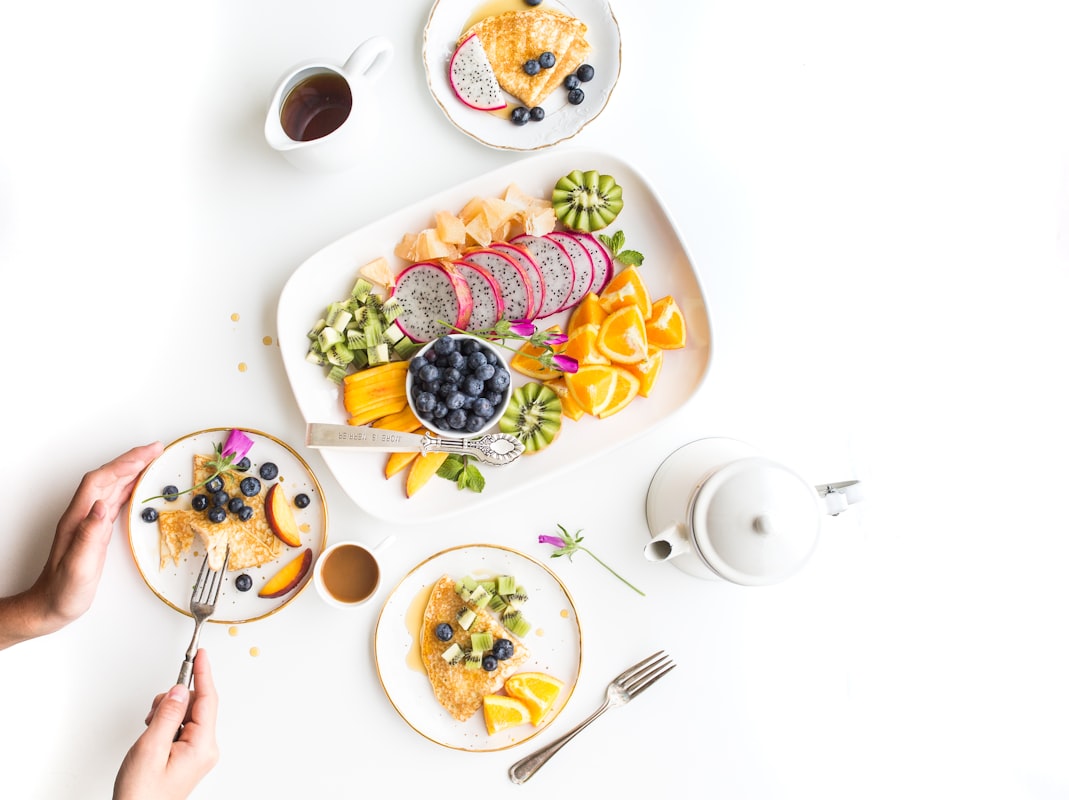 Healthy nutritious meal with fresh vegetables and proteins