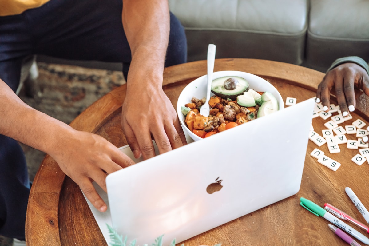 Fresh colorful bowl with grains vegetables and plant-based protein